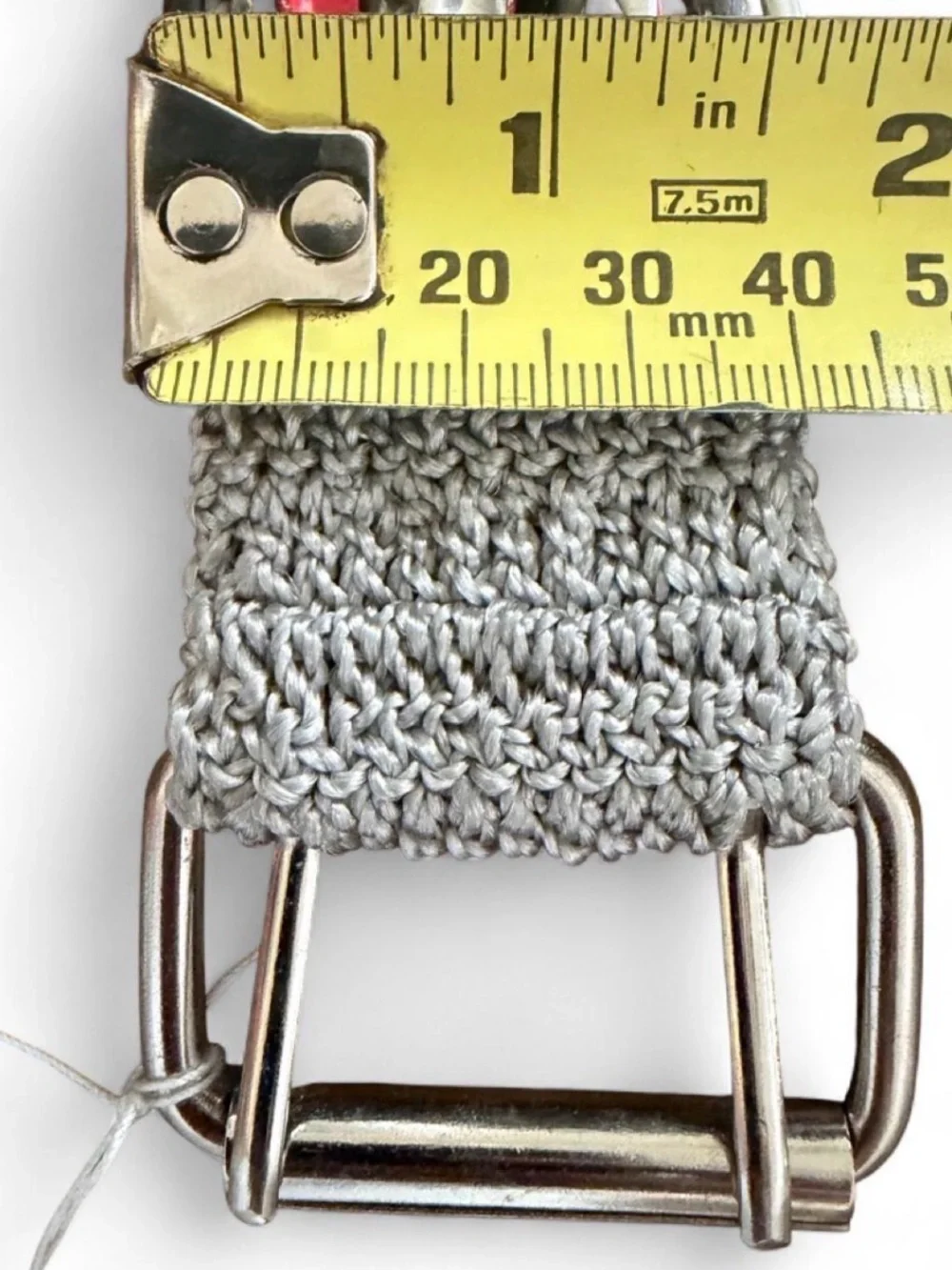 Multicolor Pop-Chain Woven Belt